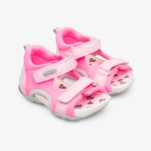 Camper Ous Sandals Neon Pink - Kids Singapore PWEUQJ-053